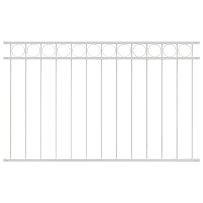 Hecelement Assen Wit 170 x 80 cm Staal