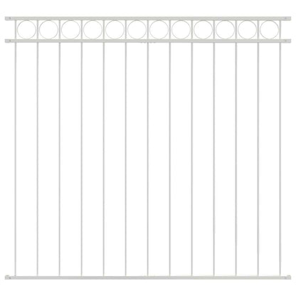 Hecelement Wit 170 x 150 cm Staal