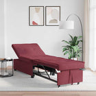 Slaapbank multiplex wijnrood 50 cm