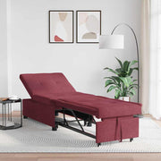 Slaapbank multiplex wijnrood 50 cm
