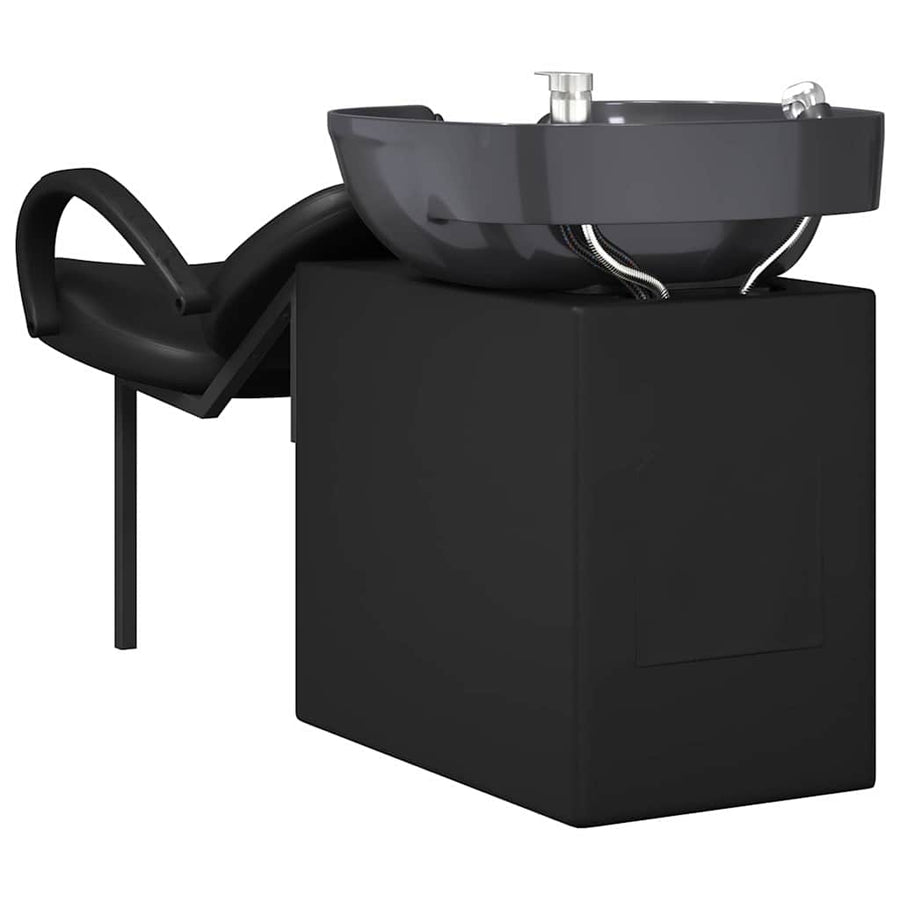Shampoo Stoel Zwart 63 x 141 x 92 cm PVC