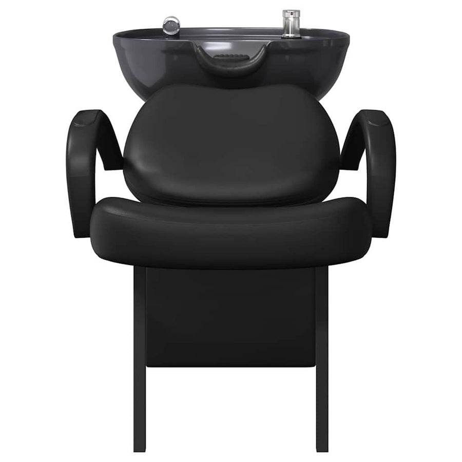 Shampoo Stoel Zwart 63 x 141 x 92 cm PVC