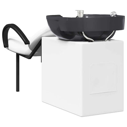 Shampoo Stoel Wit en zwart 63 x 141 x 92 cm PVC