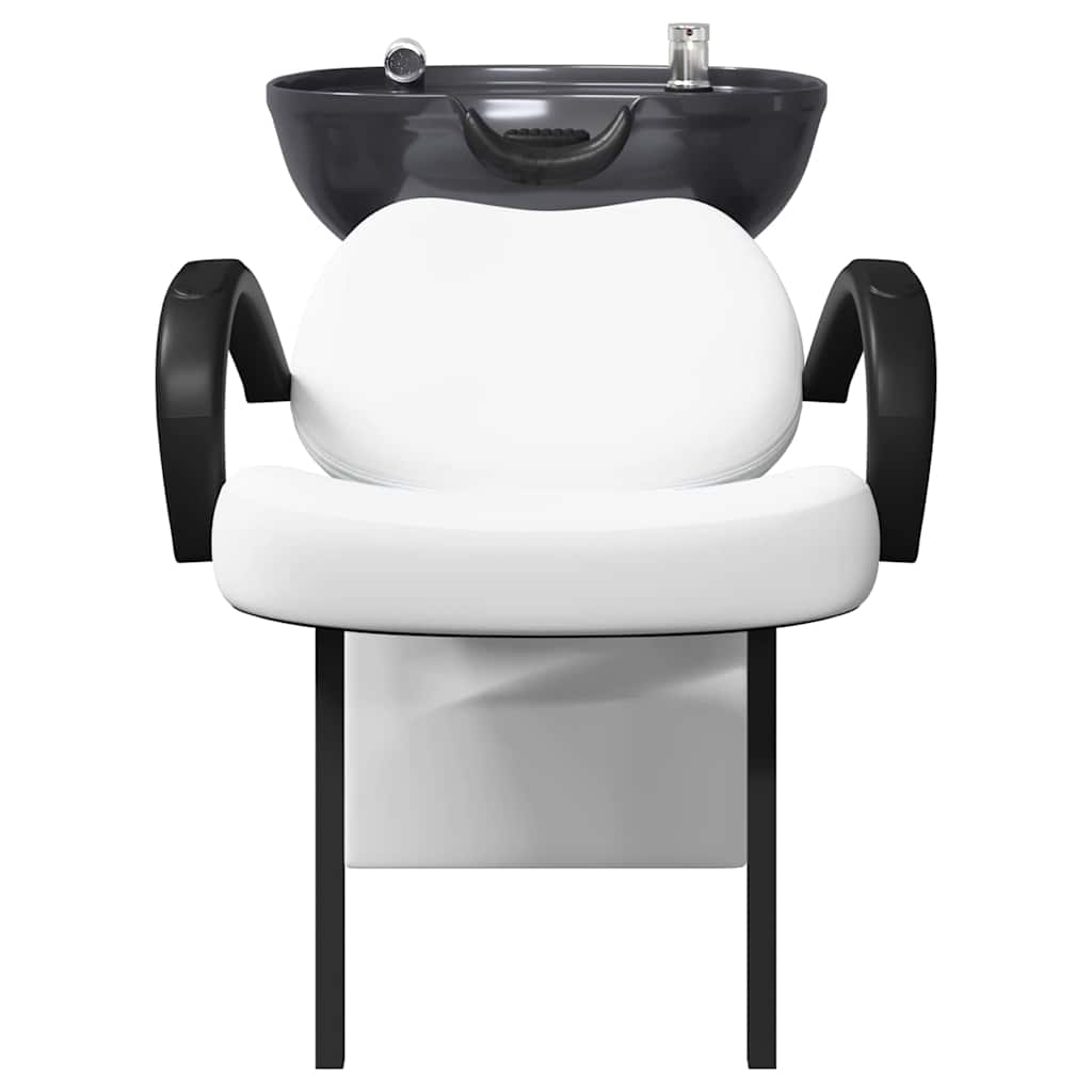 Shampoo Stoel Wit en zwart 63 x 141 x 92 cm PVC