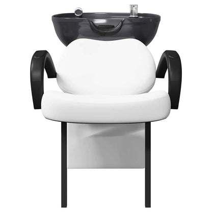 Shampoo Stoel Wit en zwart 63 x 141 x 92 cm PVC