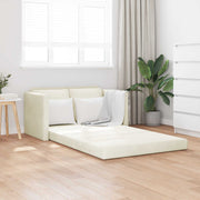Slaapbank 122 cm crème fluweel