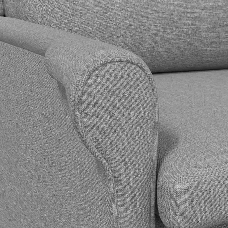 Fauteuil Lichtgrijs 76 x 94 x 102 cm Stof
