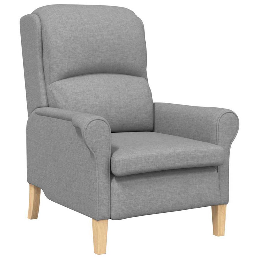 Fauteuil Lichtgrijs 76 x 94 x 102 cm Stof