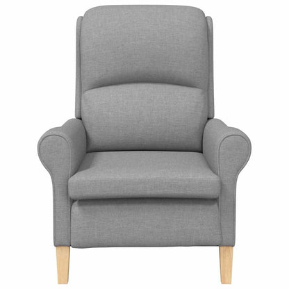 Fauteuil Lichtgrijs 76 x 94 x 102 cm Stof