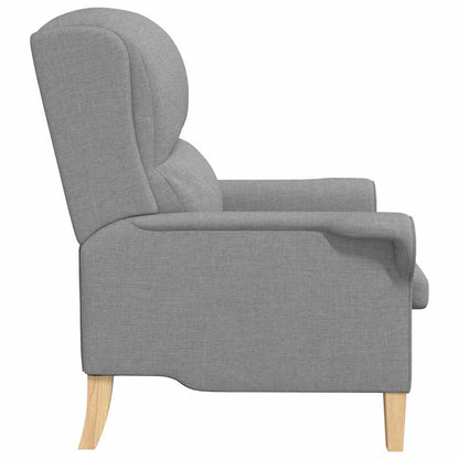 Fauteuil Lichtgrijs 76 x 94 x 102 cm Stof