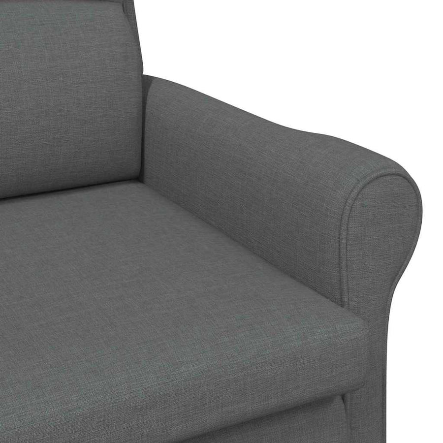 Fauteuil Donkergrijs 76 x 94 x 102 cm Stof