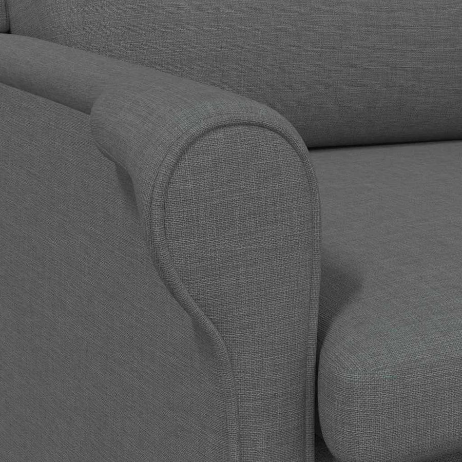 Fauteuil Donkergrijs 76 x 94 x 102 cm Stof