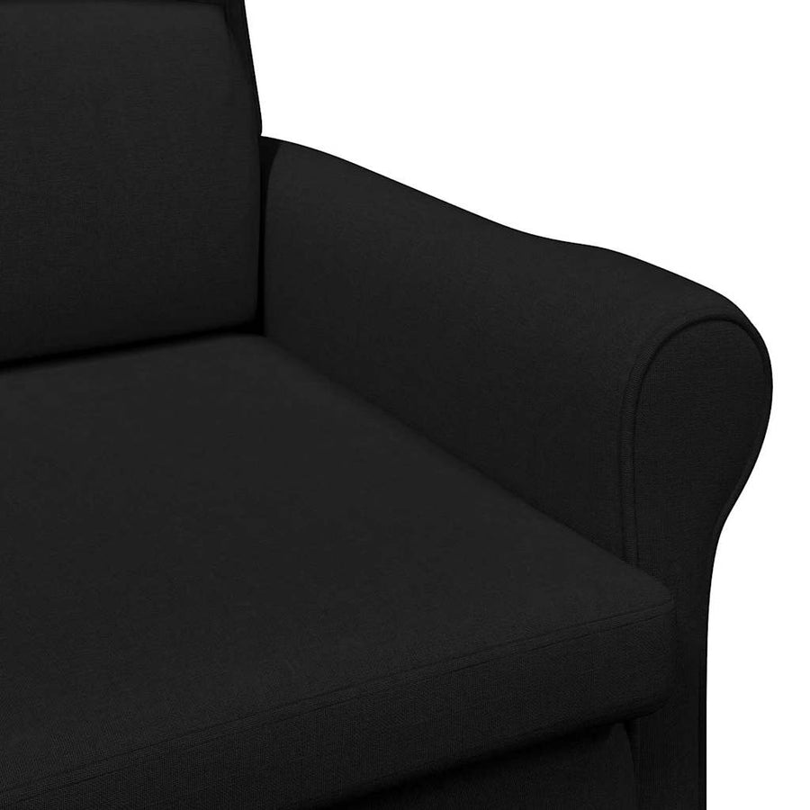 Fauteuil Zwart 76 x 94 x 102 cm Stof