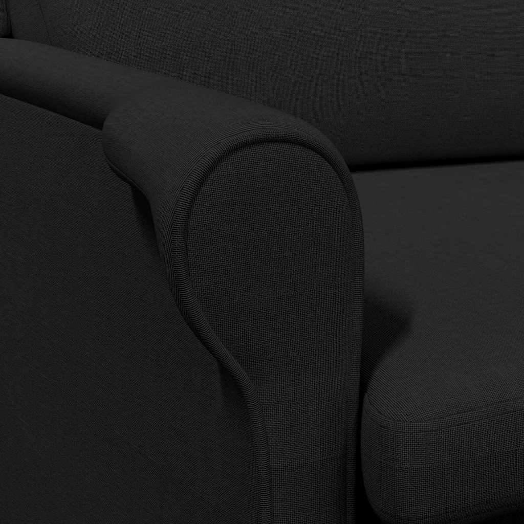 Fauteuil Zwart 76 x 94 x 102 cm Stof