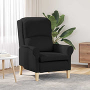 Fauteuil zwart 76x94x102 cm stof