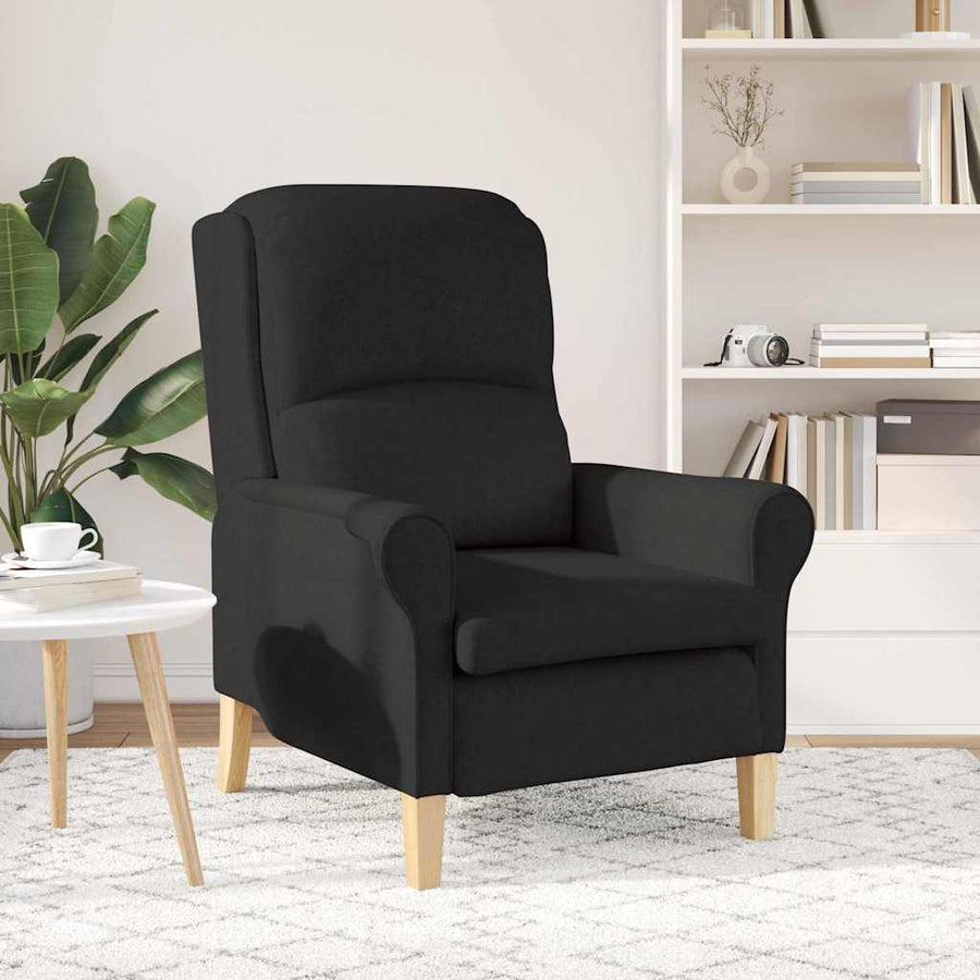 Fauteuil Zwart 76 x 94 x 102 cm Stof