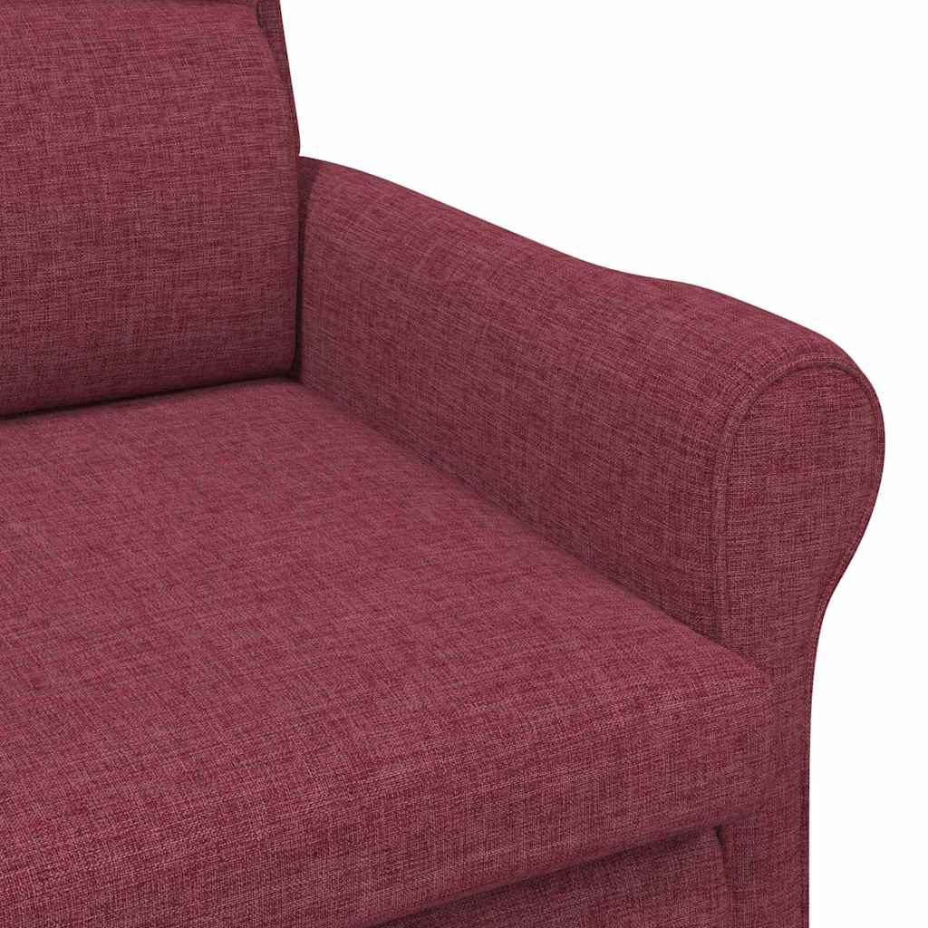 Fauteuil Wijnrood 76 x 94 x 102 cm Stof