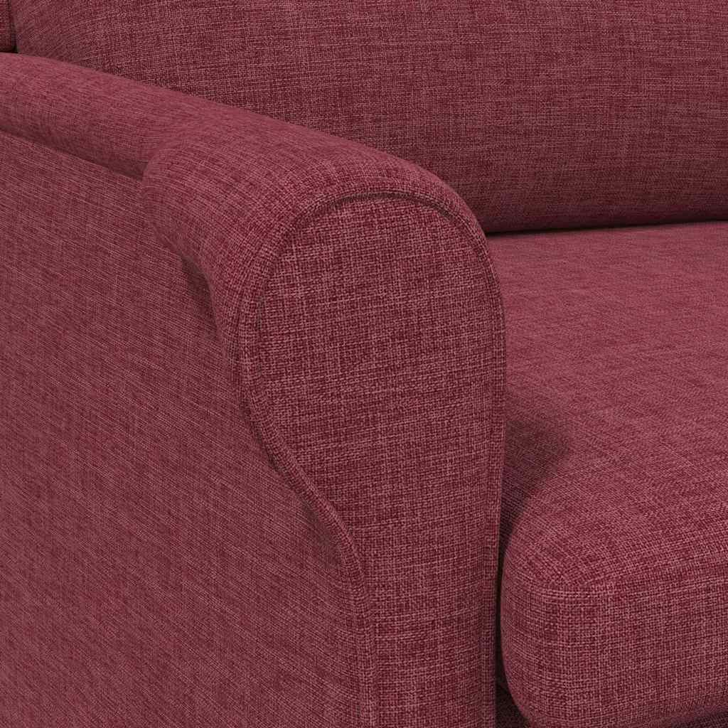 Fauteuil Wijnrood 76 x 94 x 102 cm Stof
