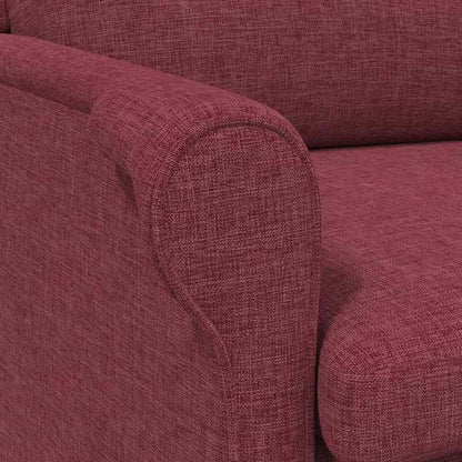 Fauteuil Wijnrood 76 x 94 x 102 cm Stof