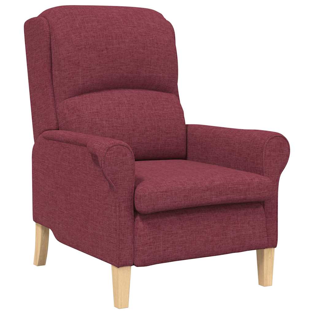 Fauteuil Wijnrood 76 x 94 x 102 cm Stof