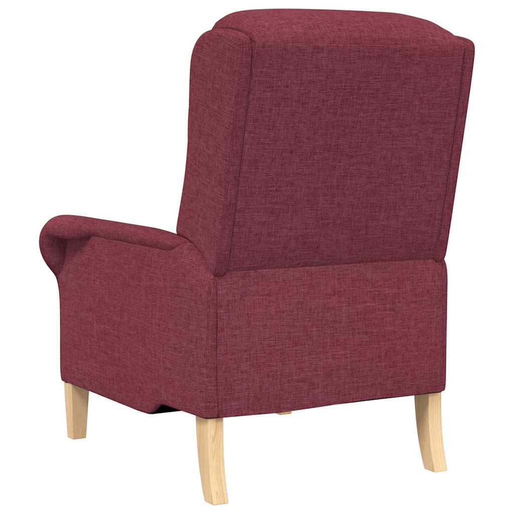 Fauteuil Wijnrood 76 x 94 x 102 cm Stof