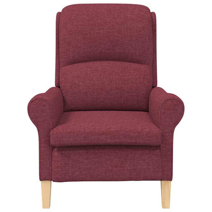 Fauteuil Wijnrood 76 x 94 x 102 cm Stof