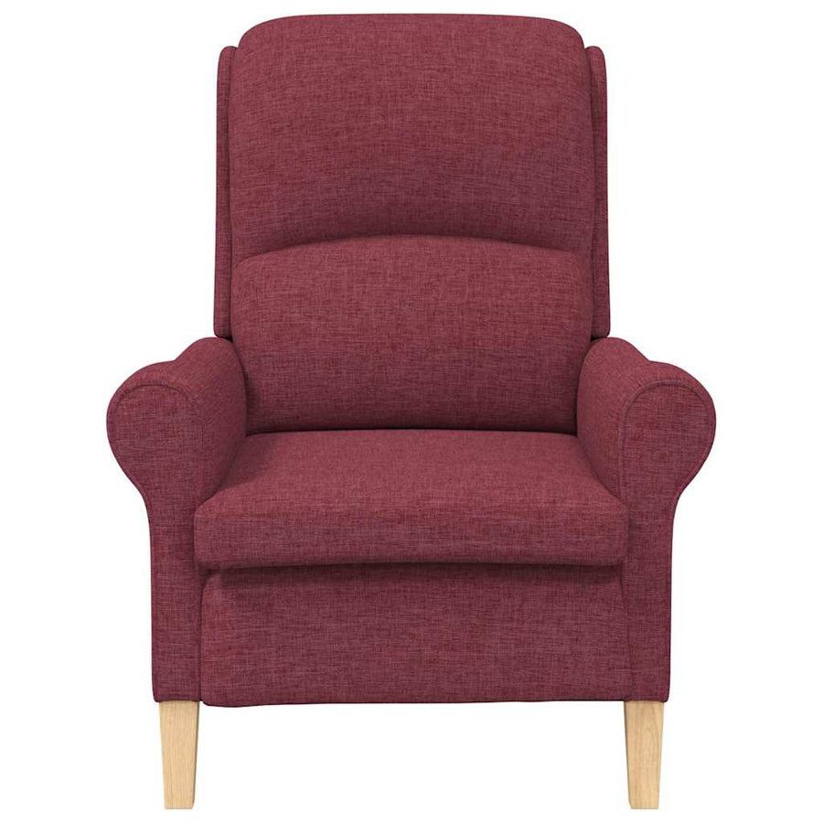 Fauteuil Wijnrood 76 x 94 x 102 cm Stof