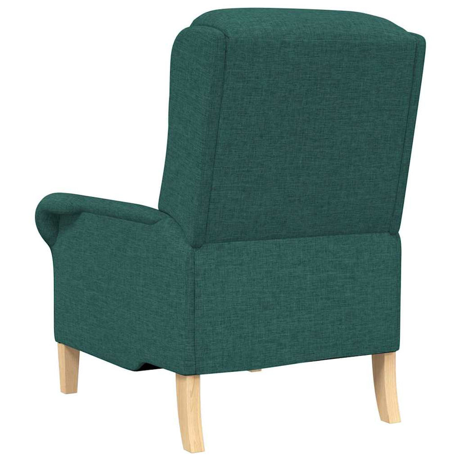 Fauteuil Donkergroen 76 x 94 x 102 cm Stof