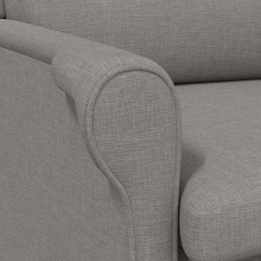 Fauteuil Taupe 76 x 94 x 102 cm Stof