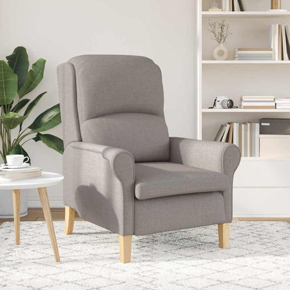 Fauteuil Taupe 76 x 94 x 102 cm Stof
