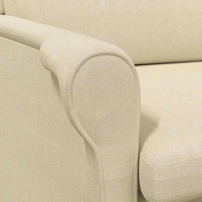 Fauteuil Crème 76 x 94 x 102 cm Stof