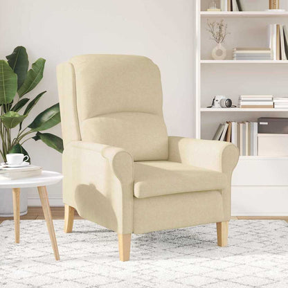 Fauteuil Crème 76 x 94 x 102 cm Stof