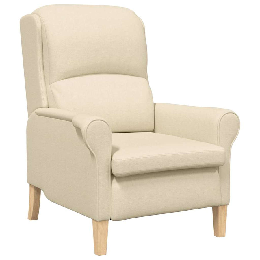 Fauteuil Crème 76 x 94 x 102 cm Stof