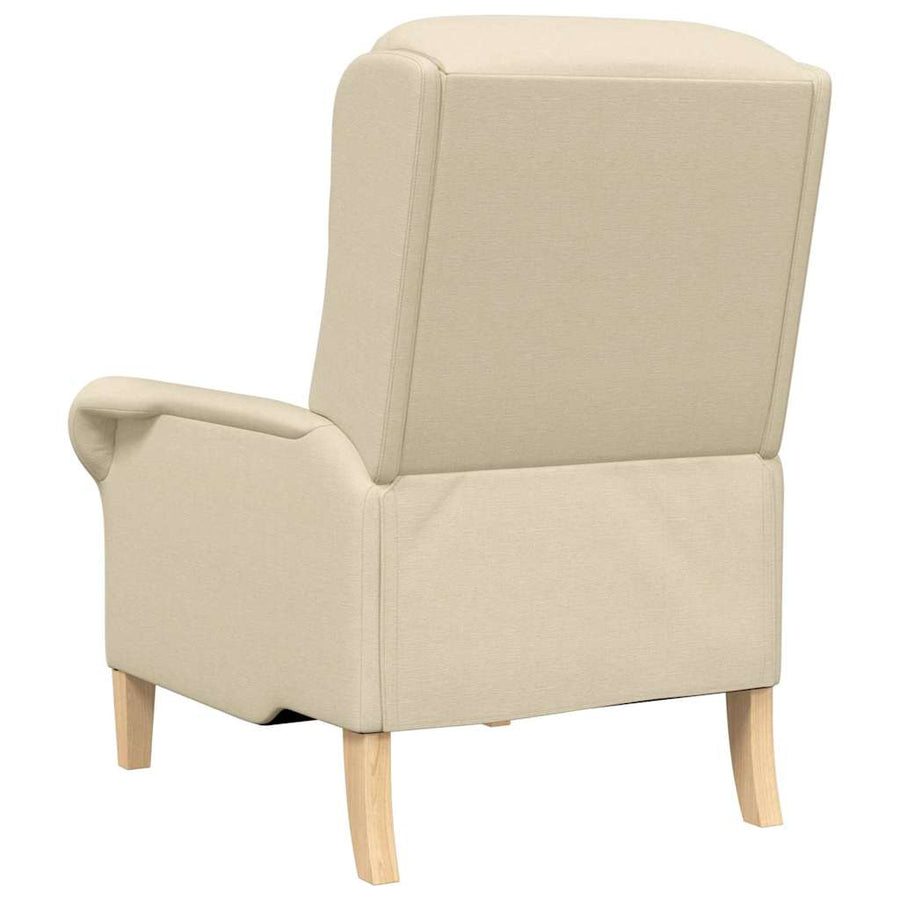 Fauteuil Crème 76 x 94 x 102 cm Stof