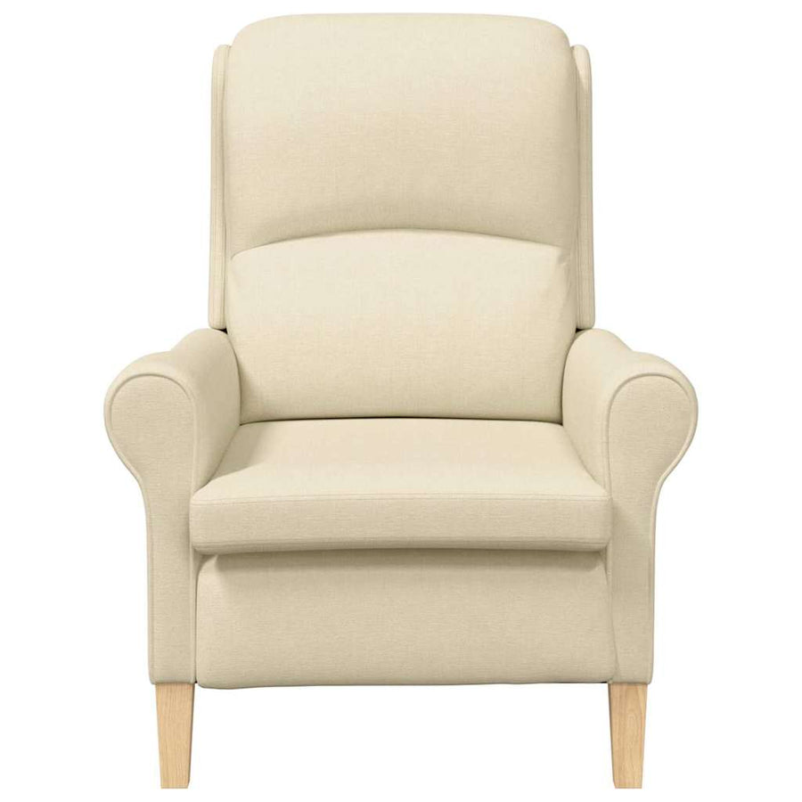 Fauteuil Crème 76 x 94 x 102 cm Stof