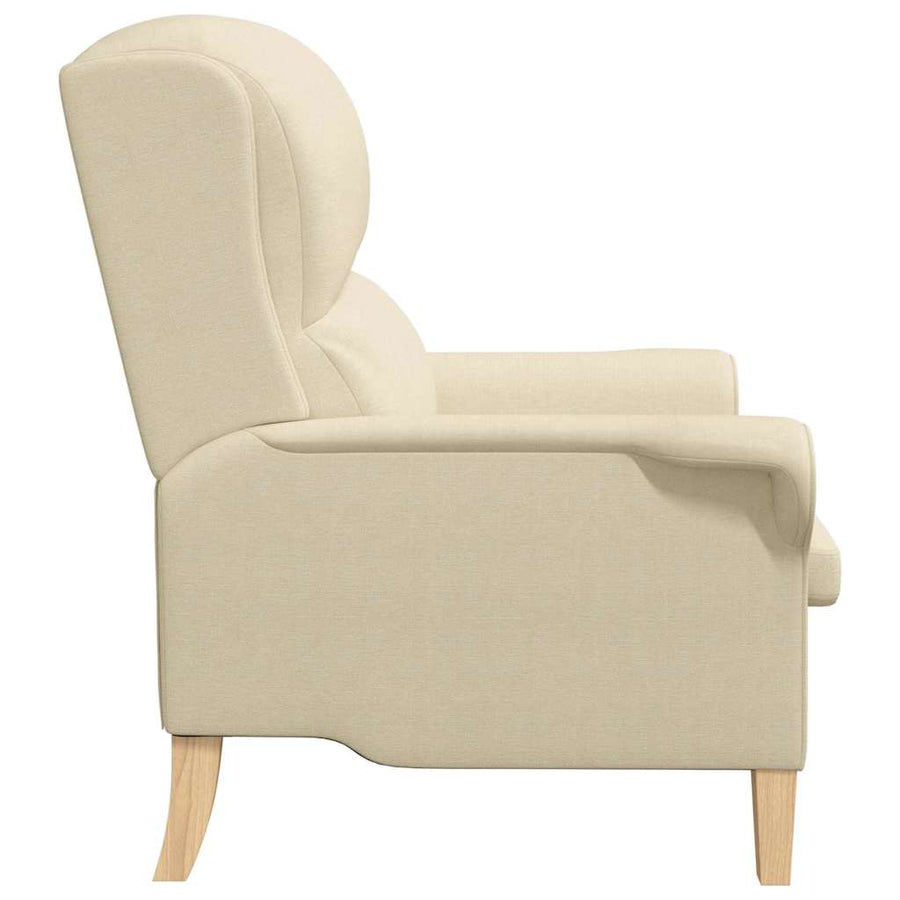 Fauteuil Crème 76 x 94 x 102 cm Stof