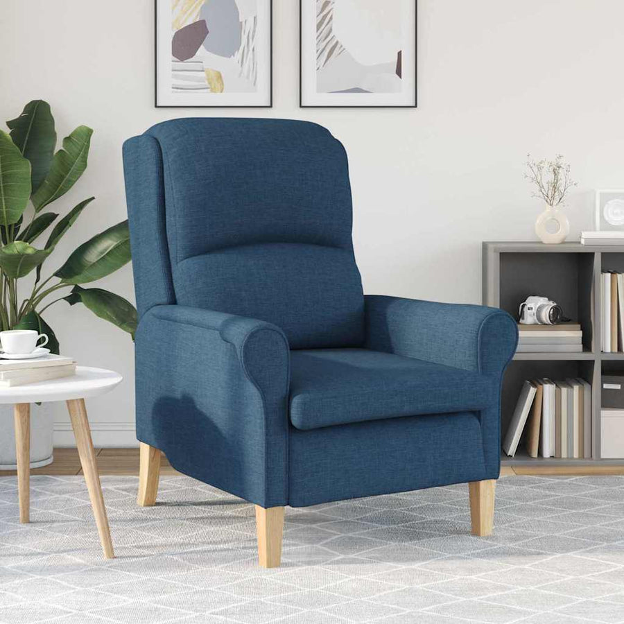Fauteuil Blauw 52 cm Stof
