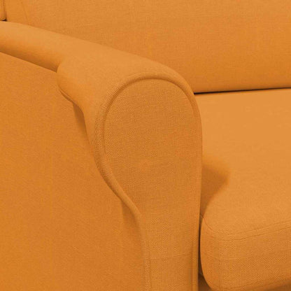 Fauteuil Donkergeel 76 x 94 x 102 cm Stof