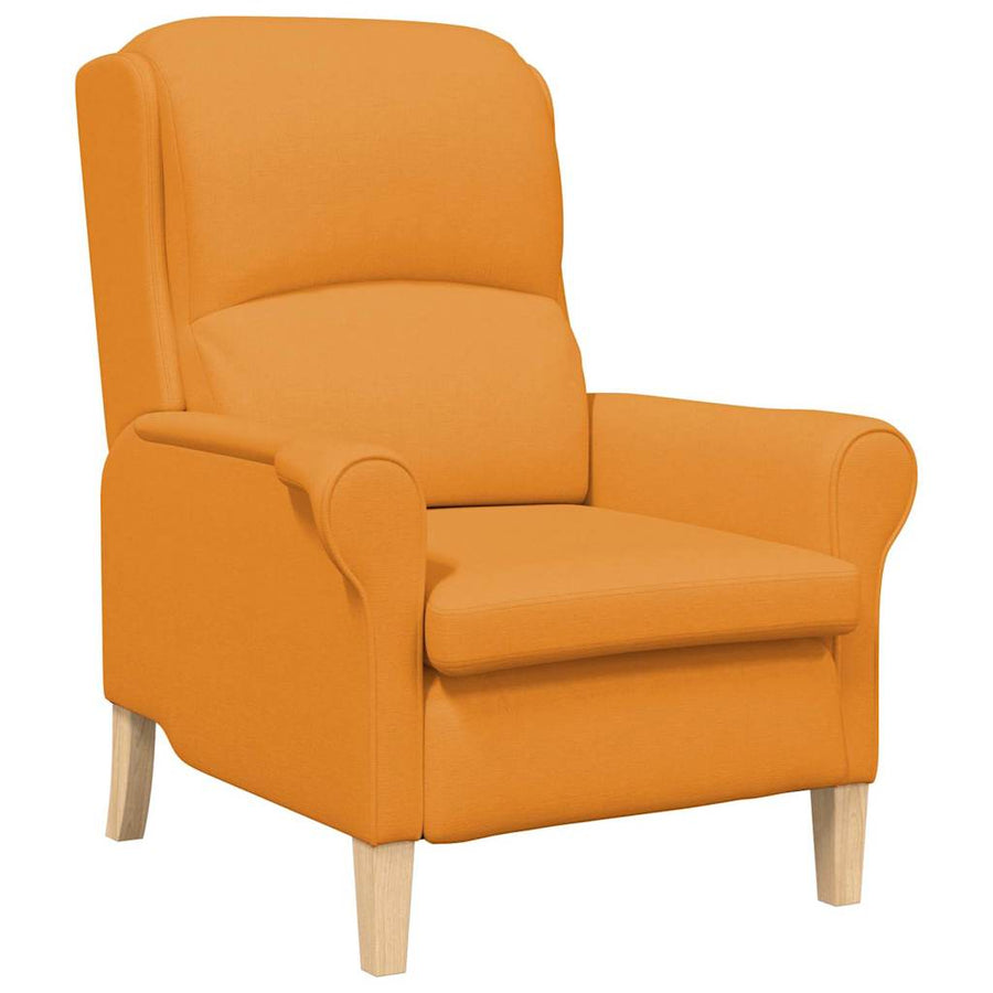 Fauteuil Donkergeel 76 x 94 x 102 cm Stof