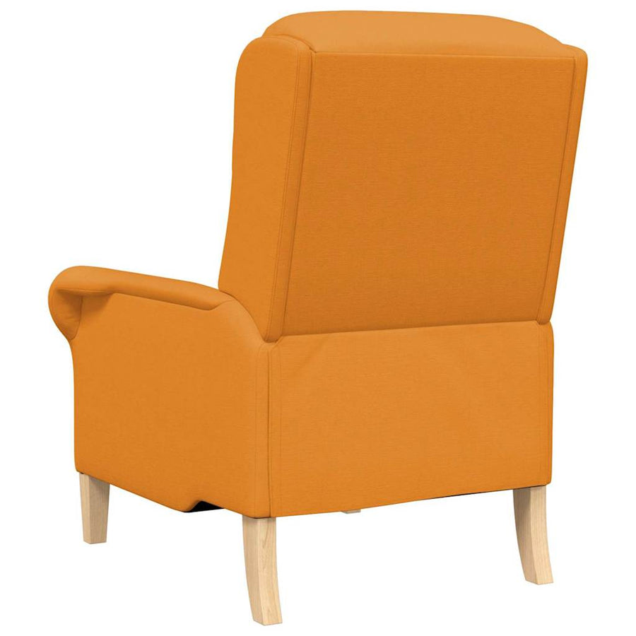 Fauteuil Donkergeel 76 x 94 x 102 cm Stof