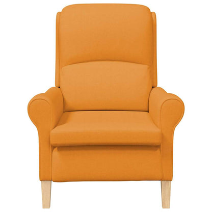 Fauteuil Donkergeel 76 x 94 x 102 cm Stof