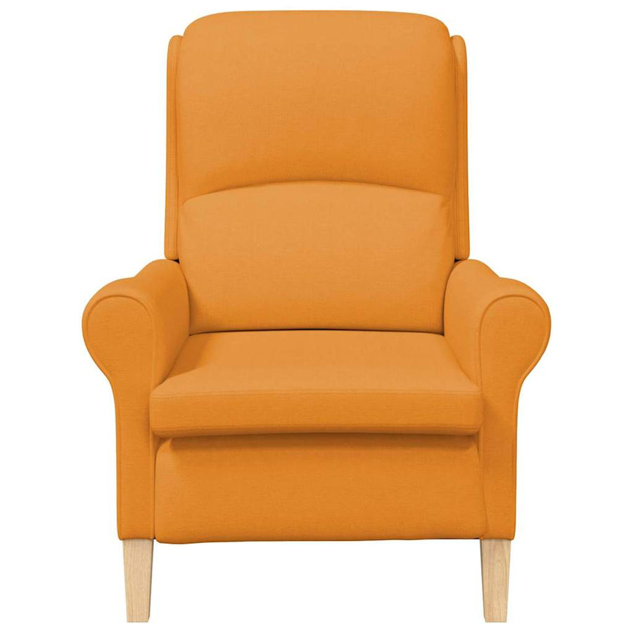 Fauteuil Donkergeel 76 x 94 x 102 cm Stof