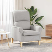 Fauteuil grijs 76x94x102 cm stof