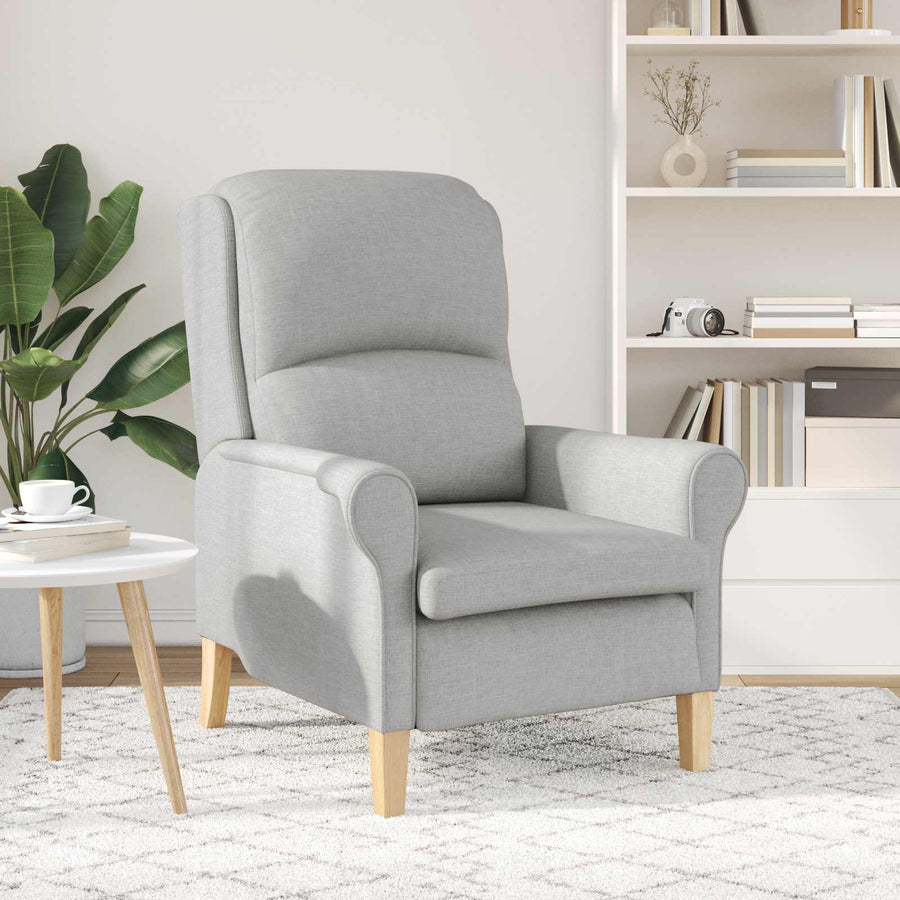 Fauteuil Wolken grijs 76 x 94 x 102 cm Stof