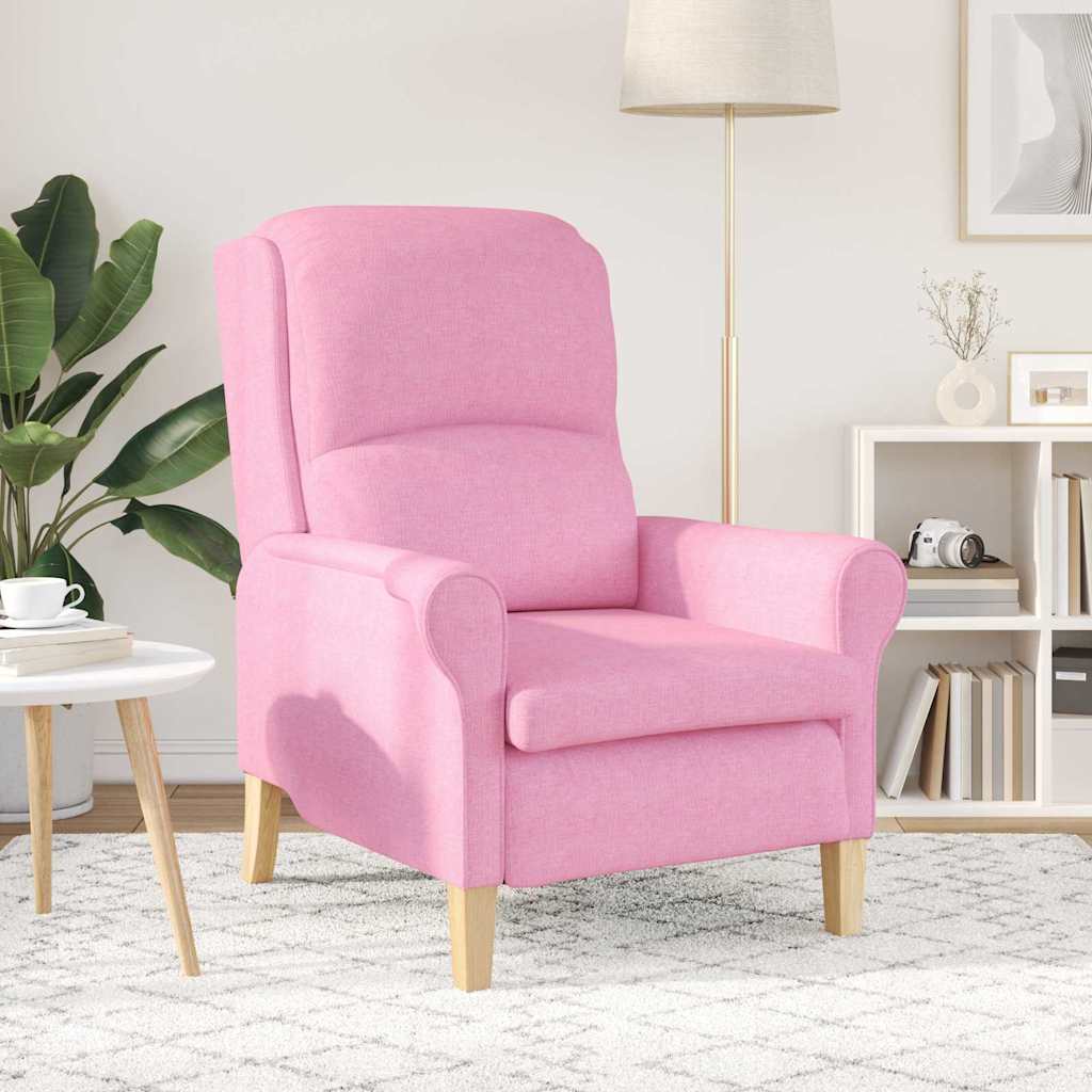 Fauteuil Roze 76 x 94 x 102 cm Stof
