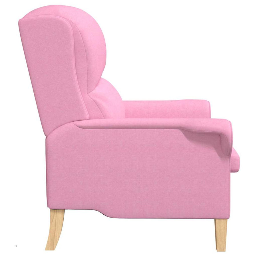 Fauteuil Roze 76 x 94 x 102 cm Stof