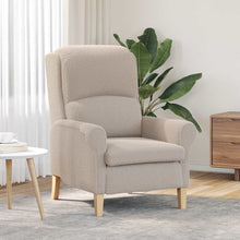 Fauteuil Lichtgrijs 76 x 94 x 102 cm Zachte Sherpa stof