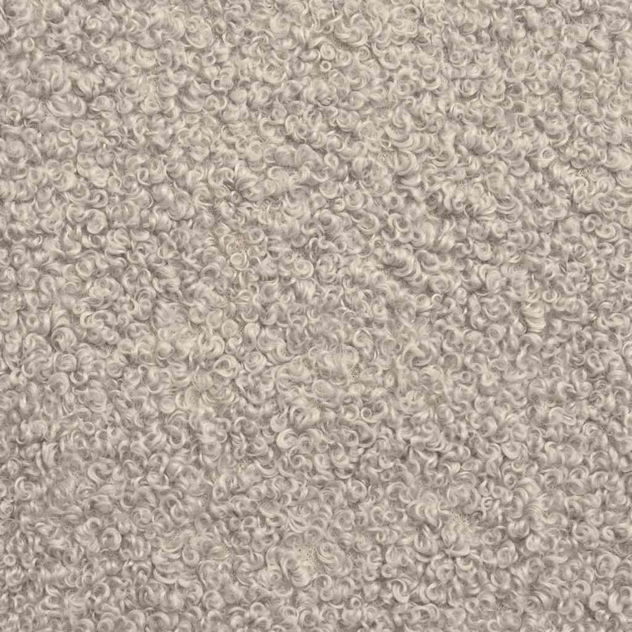 Fauteuil Lichtgrijs 76 x 94 x 102 cm Zachte Sherpa stof