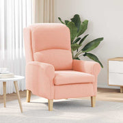 Fauteuil roze 76x94x102 cm sherpa stof