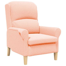 Fauteuil Roze 76 x 94 x 102 cm Zachte Sherpa stof